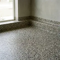 Example after photo of a finished garage floor coating job